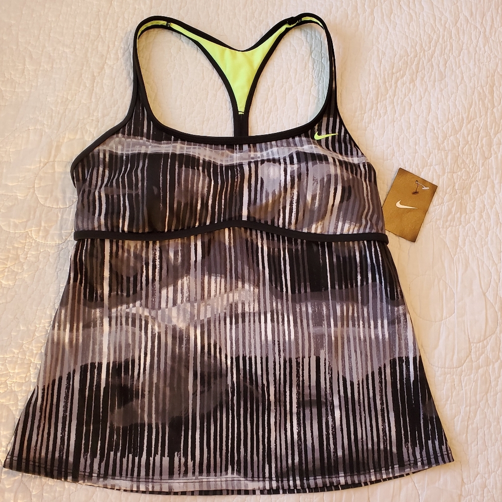 NWT Nike Racerback Tankini Swim Top - Picture 3 of 7